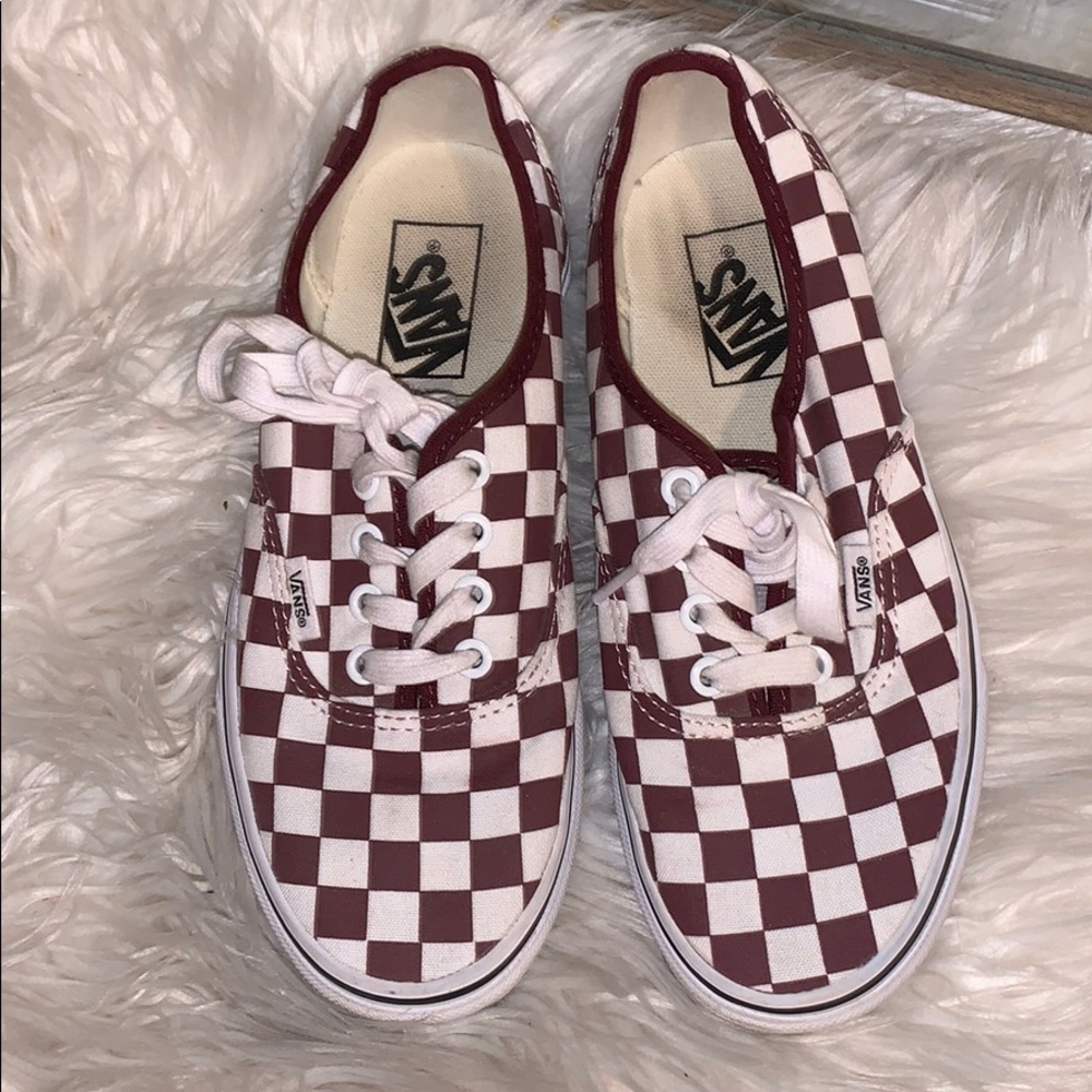 Maroon Vans